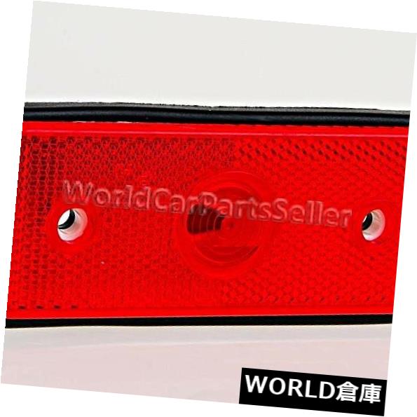 サイドマーカー 電球のホールダーとの赤い整理ライト側面のマーカーランプ普遍的な118x72x72 mm Red Clearance Light Side Marker lamp Universal 118x72x72 mm with bulb holder 【並行輸入品】