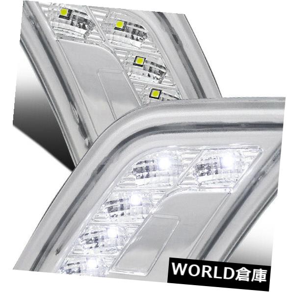 サイドマーカー 08-11メルセデスベンツW204 CクラスエラーなしLEDクリアサイドマーカーバンパーライト 08-11 Mercedes Benz W204 C-Class No Error LED Clear Side Marker Bumper Lights 【並行輸入品】