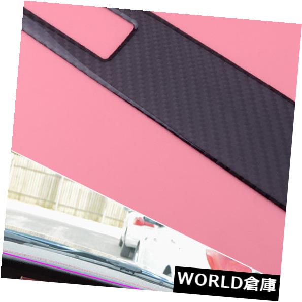 インテリアパネルフォードマスタングLHD 15-18用カーボンファイバーインテリアセンターコンソールパネルカバートリム Carbon Fiber Interior Center Console Panel Cover Trim for Ford Mustang LHD 15-18 【並行輸入品】