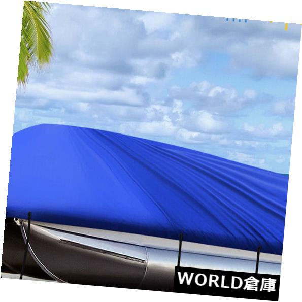 ボートカバー ブルー17-20フィート210 D正方形ボートカバー防水Trailerable 600 x 400 cm Blue 17-20ft 210D Square Shape Boat Cover Waterproof Trailerable 600 x 400cm 【並行輸入品】