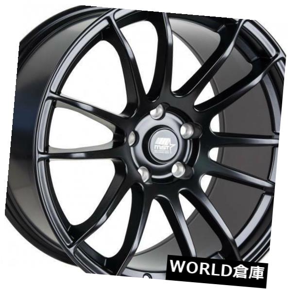 海外輸入ホイール 18x8.5 MST MT33 5x120 32マットブラックホイールリムセット(4) 18x8.5 MST MT33 5x120 32 Matte Black Wheels Rims Set(4) 【並行輸入品】|カスタムパーツ WORLD倉庫