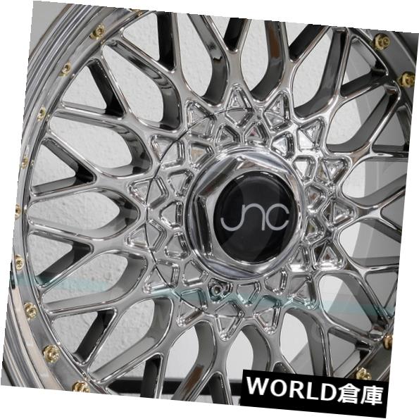 海外輸入ホイール 16x8 JNC 004 JNC004 5x100 / 5x112 20プラチナ。 ホイールリムセット（4） 16x8 JNC 004 JNC004 5x100/5x112 20 Platinum. Wheel Rims set(4) 【並行輸入品】｜カスタムパーツ WORLD倉庫