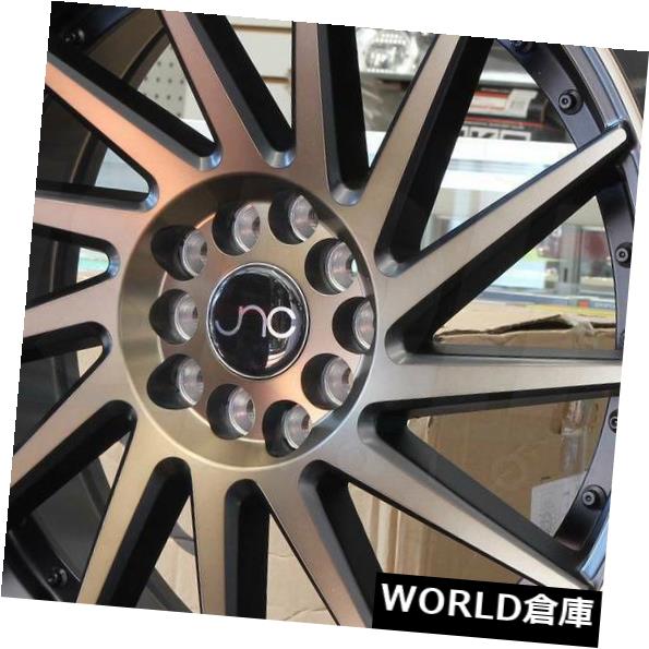 海外輸入ホイール 18x8.5 JNC 051 JNC051 5x112 30マットブラックブロンズフェイスホイールリムセット（4） 18x8.5 JNC 051 JNC051 5x112 30 Matte Black Bronze Face Wheel Rims set(4) 【並行輸入品】｜カスタムパーツ WORLD倉庫