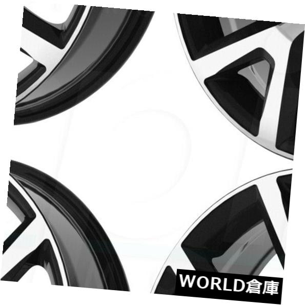 海外輸入ホイール 18x7.5 OE Creations PR159 5x110 31グロスブラックマシニングホイールリムセット（4） 18x7.5 OE Creations PR159 5x110 31 Gloss Black Machined Wheels Rims Set(4) 【並行輸入品】｜カスタムパーツ WORLD倉庫