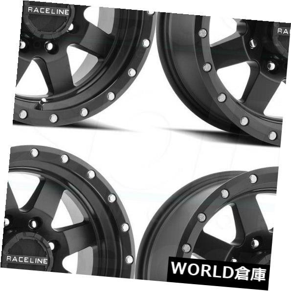 海外輸入ホイール 16x8 Raceline 935B Defender 5x5.5 / 5x139.7 0ブラックホイールリムセット(4) 16x8 Raceline 935B Defender 5x5.5/5x139.7 0 Black Wheels Rims Set(4) 【並行輸入品】|カスタムパーツ WORLD倉庫