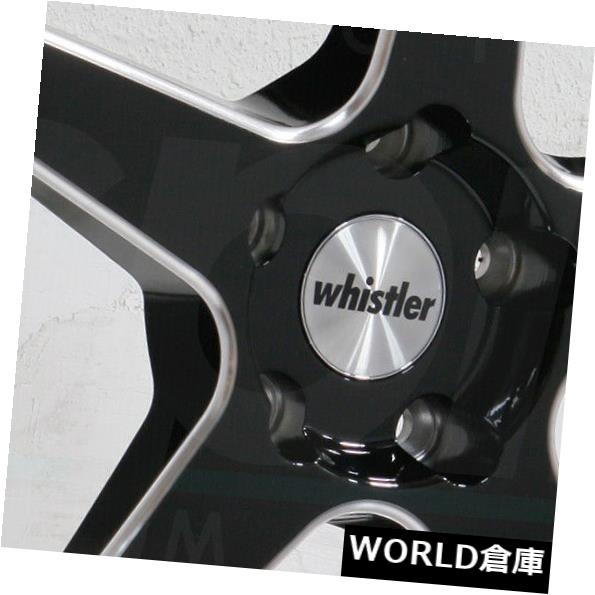 海外輸入ホイール 18x10.5ウィスラーKR2 5x114.3 25ブラックホイールリムセット（4） 18x10.5 Whistler KR2 5x114.3 25 Black Wheels Rims Set(4) 【並行輸入品】｜カスタムパーツ WORLD倉庫