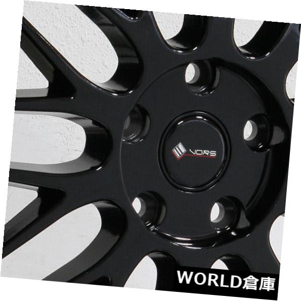 海外輸入ホイール 18x8 / 18x9 Vors VR8 5x112 35/35グロスブラックホイールリムセット(4) 18x8/18x9 Vors VR8 5x112 35/35 Gloss Black Wheels Rims Set(4) 【並行輸入品】|カスタムパーツ WORLD倉庫