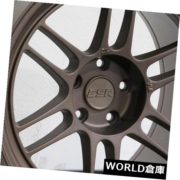 海外輸入ホイール 17x9 ESR SR11 5x114.3 30ブロンズホイールリムセット（4） 17x9 ESR SR11 5x114.3 30 Bronze Wheels Rims Set(4) 【並行輸入品】