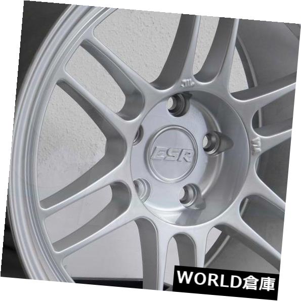 海外輸入ホイール 17x9 ESR SR11 5x120 30ハイパーシルバーホイールリムセット(4) 17x9 ESR SR11 5x120 30 Hyper Silver Wheels Rims Set(4) 【並行輸入品】|カスタムパーツ WORLD倉庫