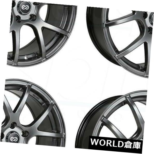 海外輸入ホイール 17x7.5エンケイM52 5x114.3 50ハイパーブラックホイールリムセット(4) 17x7.5 Enkei M52 5x114.3 50 Hyper Black Wheels Rims Set(4) 【並行輸入品】|カスタムパーツ WORLD倉庫