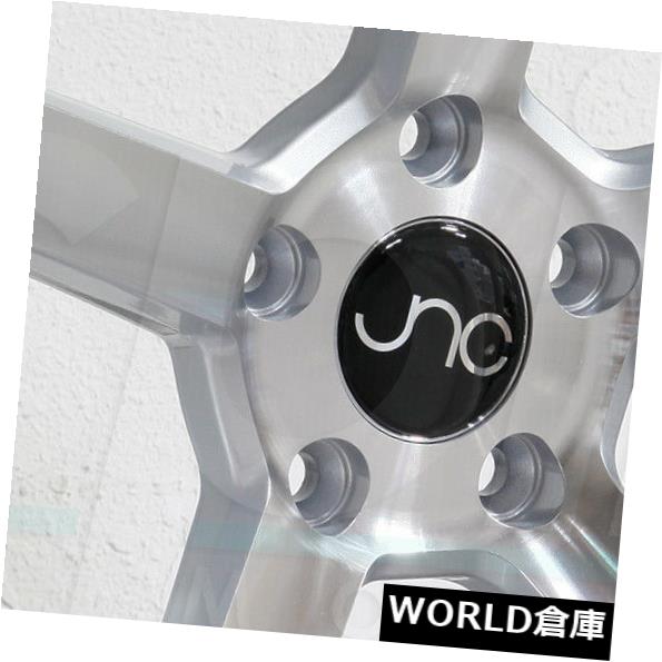 海外輸入ホイール 18x10 JNC 026 JNC026 5x114.3 25シルバーマシンフェイスホイールNew set（4） 18x10 JNC 026 JNC026 5x114.3 25 Silver Machine Face Wheel New set(4) 【並行輸入品】