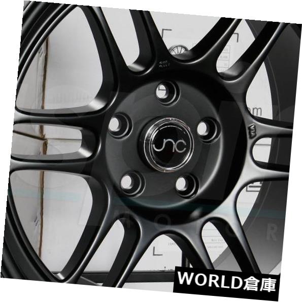 海外輸入ホイール 18x10.5 JNC 021 JNC021 5x114.3 25マットブラックホイールリムセット（4） 18x10.5 JNC 021 JNC021 5x114.3 25 Matte Black Wheel Rims set(4) 【並行輸入品】