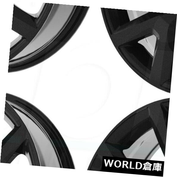 海外輸入ホイール 18x7.5 OE Creations PR159 5x110 31グロスブラックホイールリムセット（4） 18x7.5 OE Creations PR159 5x110 31 Gloss Black Wheels Rims Set(4) 【並行輸入品】