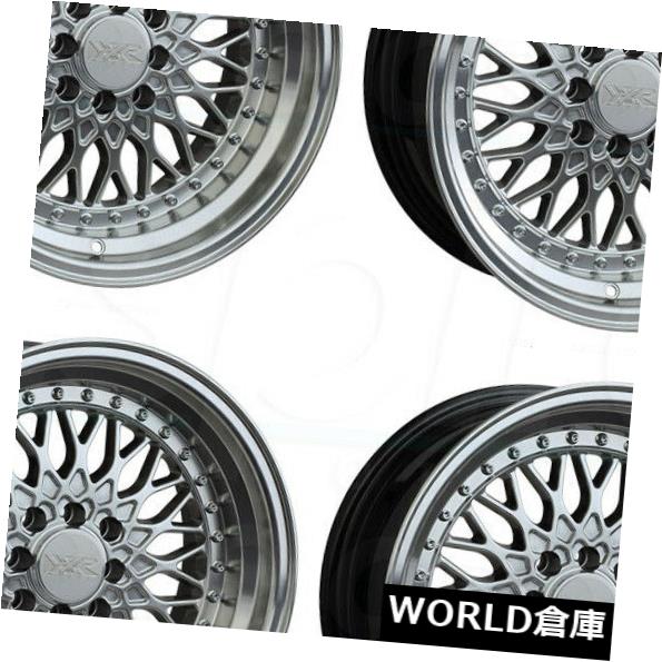 海外輸入ホイール 18x9 XXR 536 5x100 / 5x114.3 32 Hyper Silver MLホイールリムセット（4） 18x9 XXR 536 5x100/5x114.3 32 Hyper Silver ML Wheels Rims Set(4) 【並行輸入品】