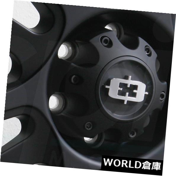 海外輸入ホイール 17x9 Vision 419 Split 6x5.5 / 6x139.7 12サテンブラックホイールリムセット（4） 17x9 Vision 419 Split 6x5.5/6x139.7 12 Satin Black Wheels Rims Set(4) 【並行輸入品】