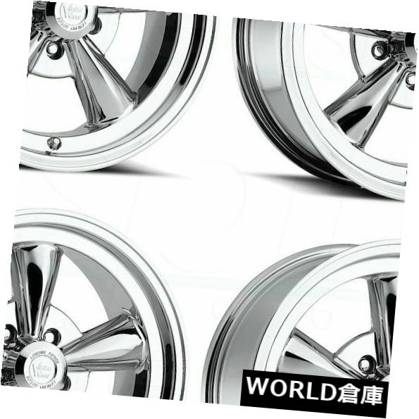 海外輸入ホイール 15x7 / 15x8 Vision 141 Legend 5 5x114.3 -7/0クロームホイールリムセット（4） 15x7/15x8 Vision 141 Legend 5 5x114.3 -7/0 Chrome Wheels Rims Set(4) 【並行輸入品】