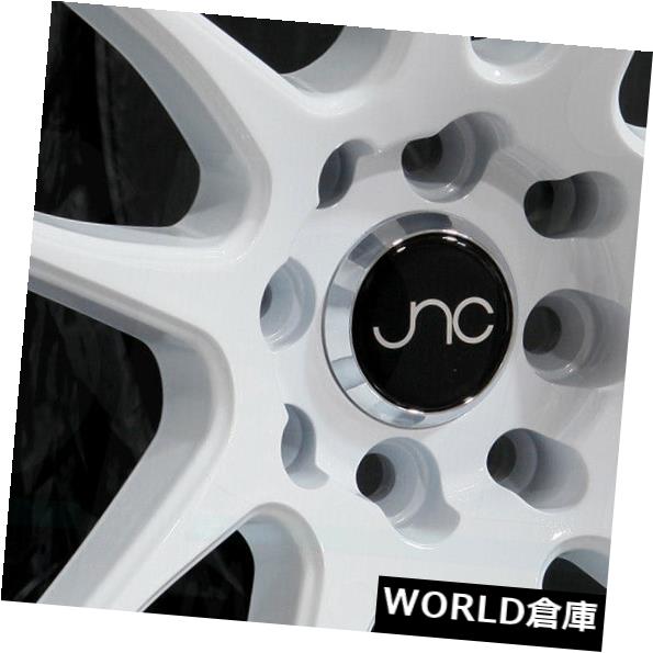 海外輸入ホイール 18x9 JNC 030 JNC030 5x120 30ホワイトホイールNew set(4) 18x9 JNC 030 JNC030 5x120 30 White Wheel New set(4) 【並行輸入品】