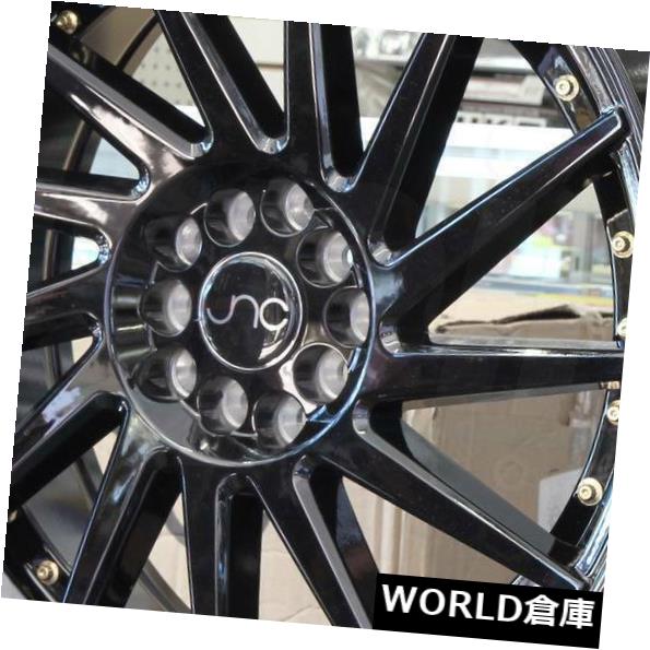 海外輸入ホイール 18x9.5 JNC 051 JNC051 5x100 35グロスブラック。 ホイールニューセット（4） 18x9.5 JNC 051 JNC051 5x100 35 Gloss Black. Wheel New set(4) 【並行輸入品】