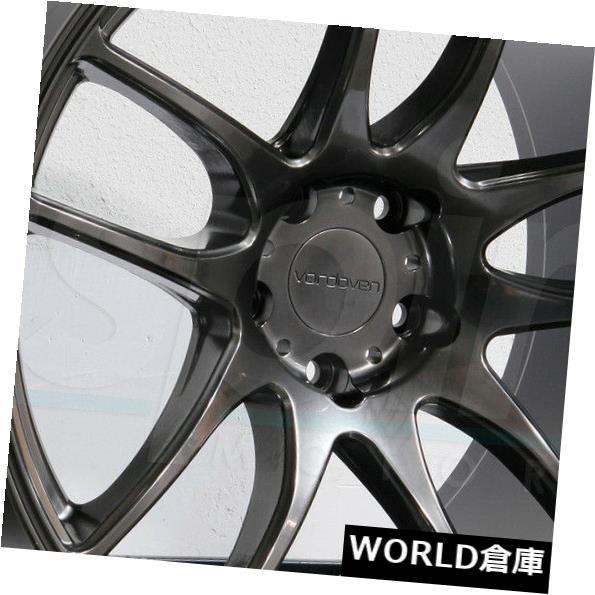 海外輸入ホイール 18x9.5 Vordoven Forme 9 5x120 22ハイパーブラックホイールリムセット(4) 18x9.5 Vordoven Forme 9 5x120 22 Hyper Black Wheels Rims Set(4) 【並行輸入品】