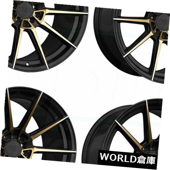海外輸入ホイール 18x9.5 / 18x10.5 XXR 567 5x100 / 5x114.3 20/20ブロンズブラックホイールリムセット（4） 18x9.5/18x10.5 XXR 567 5x100/5x114.3 20/20 Bronze Black Wheels Rims Set(4) 【並行輸入品】