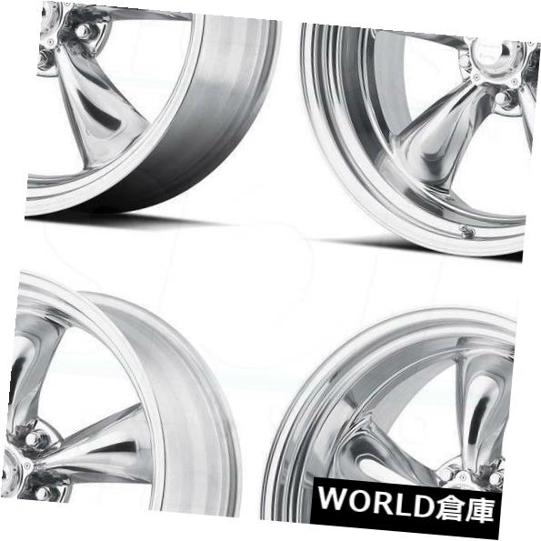 海外輸入ホイール 15x10 VN515 Torqスラスト1個5x114.3 / 5x4.5 -44研磨ホイールセット(4) 15x10 VN515 Torq Thrust 1 Pc 5x114.3/5x4.5 -44 Polished Wheels Set(4) 【並行輸入品】