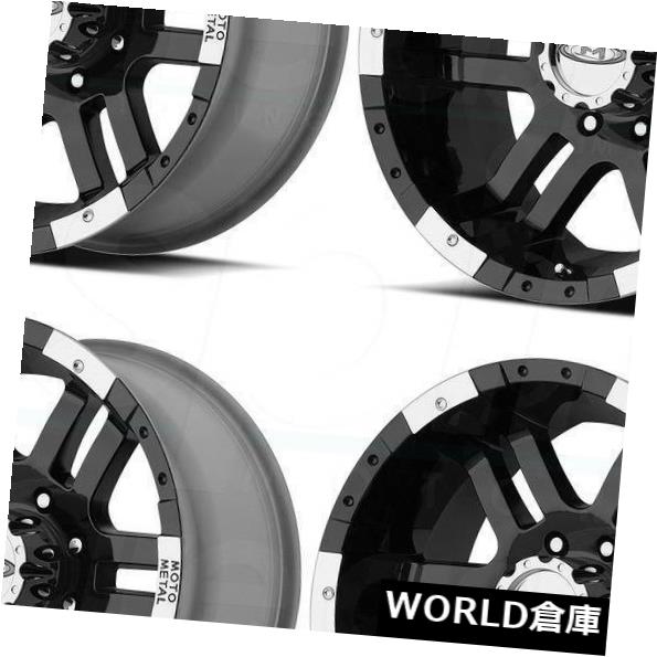海外輸入ホイール 16x9 Moto Metal MO951 8x6.5 / 8x165.1 -12ブラックマシンホイールリムセット（4） 16x9 Moto Metal MO951 8x6.5/8x165.1 -12 Black Machine Wheels Rims Set(4) 【並行輸入品】｜カスタムパーツ WORLD倉庫