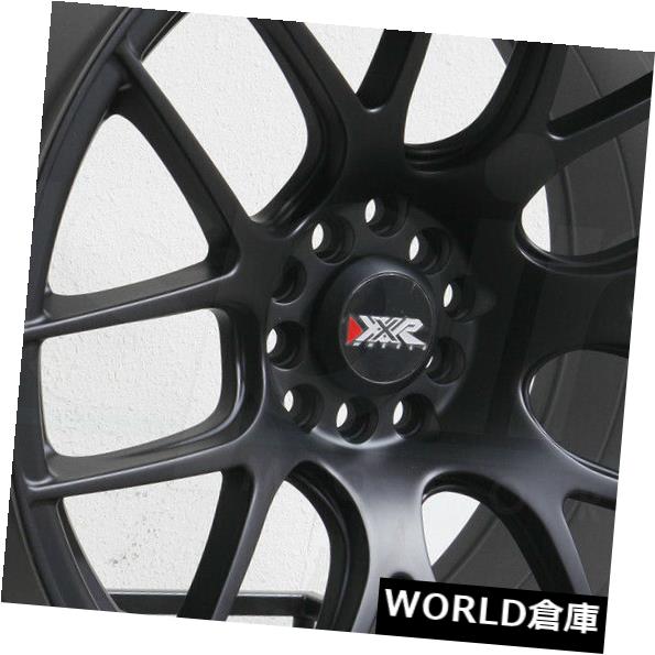 海外輸入ホイール 18x8.75 / 18x9.7 5 XXR 530 5x100 / 5x114.3 20/20フラットブラックホイールリムセット（4） 18x8.75/18x9.75 XXR 530 5x100/5x114.3 20/20 Flat Black Wheels Rims Set(4) 【並行輸入品】｜カスタムパーツ WORLD倉庫