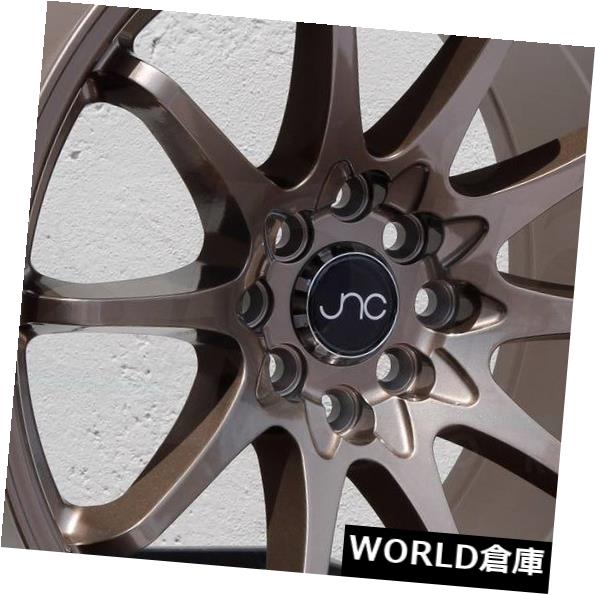 海外輸入ホイール 18x9.5 JNC 006 JNC006 5x112 35ブロンズホイールの新しいセット（4） 18x9.5 JNC 006 JNC006 5x112 35 Bronze Wheel New set(4) 【並行輸入品】