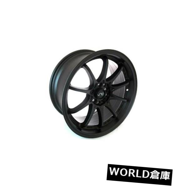 海外輸入ホイール 18x9.5 JNC 006 JNC006 4x100 / 4x114.3 15マットブラックホイールリムセット（4） 18x9.5 JNC 006 JNC006 4x100/4x114.3 15 Matte Black Wheel Rims set(4) 【並行輸入品】