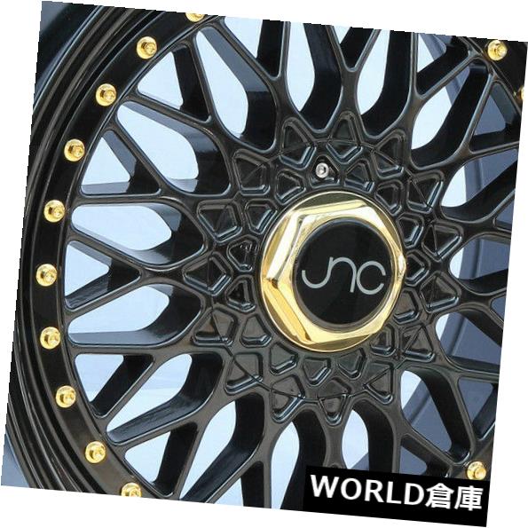 海外輸入ホイール 18x9.5 JNC 004 JNC004 5x100 / 5x114.3 25グロスブラック。 ホイールリムセット（4） 18x9.5 JNC 004 JNC004 5x100/5x114.3 25 Gloss Black. Wheel Rims set(4) 【並行輸入品】