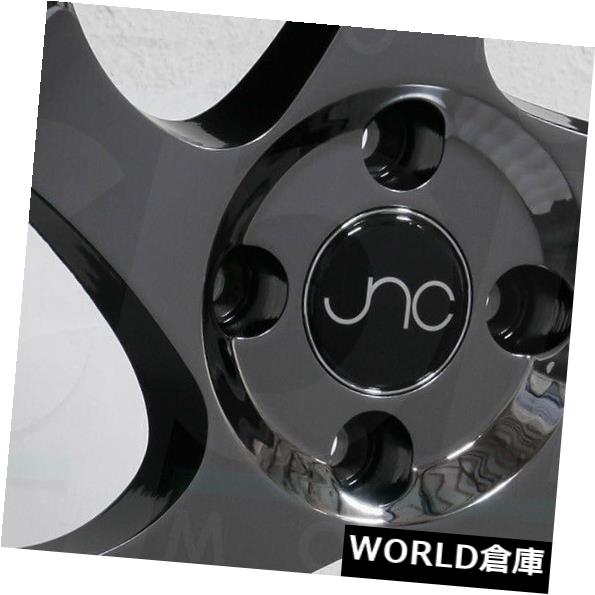 海外輸入ホイール 16x9 JNC 034 JNC034 4x100 20ブラッククロームホイール新セット（4） 16x9 JNC 034 JNC034 4x100 20 Black Chrome Wheel New set(4) 【並行輸入品】