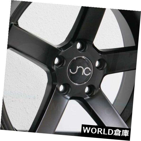 海外輸入ホイール 18x8 / 18x10 JNC 026 JNC026 5x114.3 35/25マットブラックホイールリムセット(4) 18x8/18x10 JNC 026 JNC026 5x114.3 35/25 Matte Black Wheel Rims set(4) 【並行輸入品】