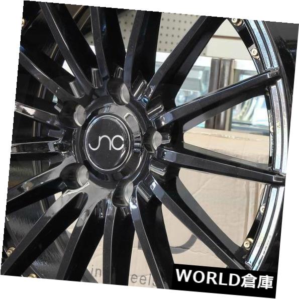 海外輸入ホイール 18x9.5 JNC 042 JNC042 5x120 35グロスブラック。 ホイールリムセット（4） 18x9.5 JNC 042 JNC042 5x120 35 Gloss Black. Wheel Rims set(4) 【並行輸入品】