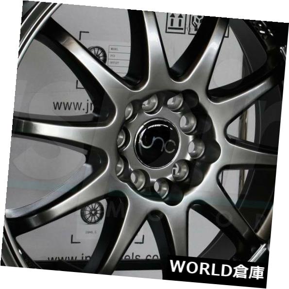 海外輸入ホイール 18x9 JNC 019 JNC019 5x100 / 5x114.3 20ハイパーブラックホイールリムセット（4） 18x9 JNC 019 JNC019 5x100/5x114.3 20 Hyper Black Wheel Rims set(4) 【並行輸入品】