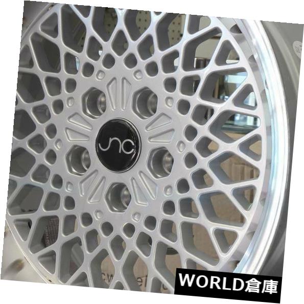 海外輸入ホイール 18x9.75 JNC 045 JNC045 5x114.3 20シルバーマシンリップ。 ホイールニューセット（4） 18x9.75 JNC 045 JNC045 5x114.3 20 Silver Machine Lip. Wheel New set(4) 【並行輸入品】