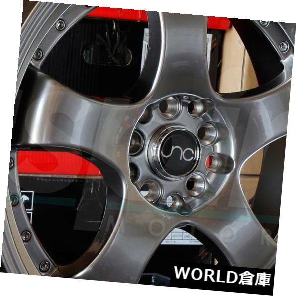海外輸入ホイール 18x8.5 / 18x9.5 JNC 017 5x100 / 5x114.3 25/25 Hyper Black Machine Lip; ホイールセット（4） 18x8.5/18x9.5 JNC 017 5x100/5x114.3 25/25 Hyper Black Machine Lip; Wheel set(4) 【並行輸入品】