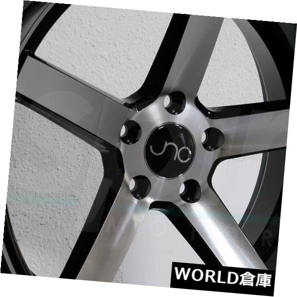 海外輸入ホイール 18x9 JNC 026 JNC026 5x114.3 32ブラックマシンフェイスホイールNew set（4） 18x9 JNC 026 JNC026 5x114.3 32 Black Machine Face Wheel New set(4) 【並行輸入品】