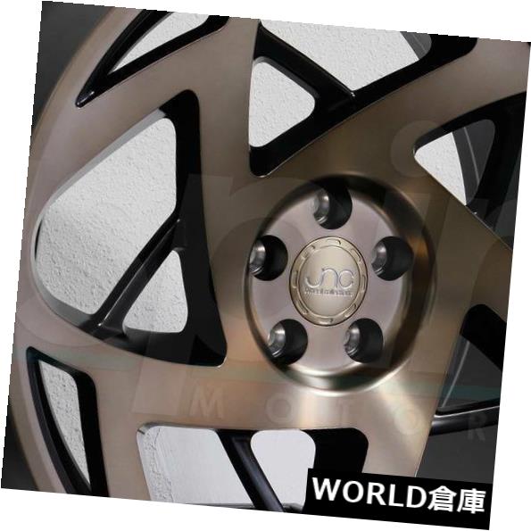 海外輸入ホイール 18x8.5 JNC 047 JNC047 5x120 30マットブラックブロンズフェイスホイールNew set（4） 18x8.5 JNC 047 JNC047 5x120 30 Matte Black Bronze Face Wheel New set(4) 【並行輸入品】