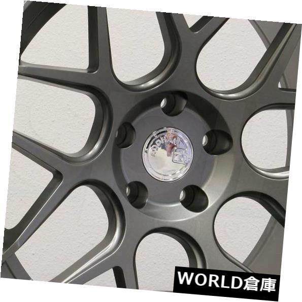 海外輸入ホイール 18x8 / 18x9 Aodhan LS002 LS2 5x114.3 35/30マットガンメタルホイールリムセット（4） 18x8/18x9 Aodhan LS002 LS2 5x114.3 35/30 Matte Gun Metal Wheels Rims Set(4) 【並行輸入品】 203,390円