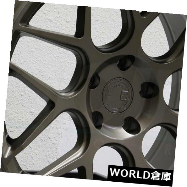 海外輸入ホイール 18x8 / 18x9 Aodhan LS002 LS2 5x114.3 35/30ブロンズホイールリムセット（4） 18x8/18x9 Aodhan LS002 LS2 5x114.3 35/30 Bronze Wheels Rims Set(4) 【並行輸入品】