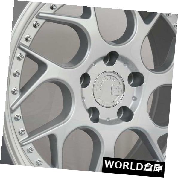 海外輸入ホイール 18x9.5 Aodhan DS01 DS1 5x100 35シルバーホイールリムセット（4） 18x9.5 Aodhan DS01 DS1 5x100 35 Silver Wheels Rims Set(4) 【並行輸入品】