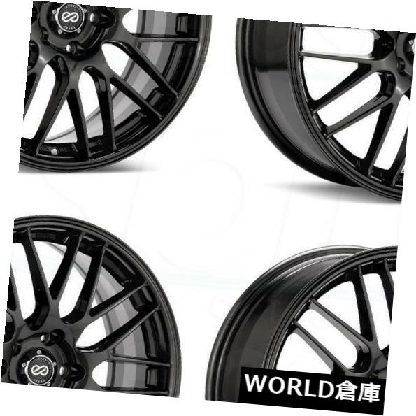 海外輸入ホイール 18x8 Enkei EKM3 5x110 40ガンメタルペイントホイールリムセット(4) 18x8 Enkei EKM3 5x110 40 Gunmetal Paint Wheels Rims Set(4) 【並行輸入品】