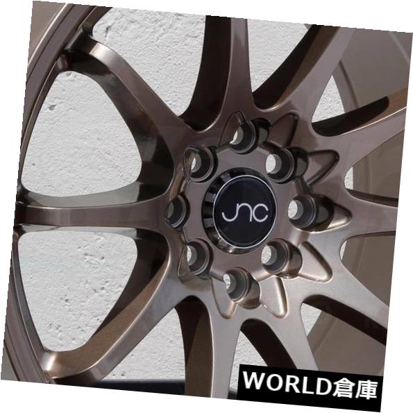 海外輸入ホイール 17x8 / 17x9 JNC 006 JNC006 5x100 / 5x120 30/30ブロンズホイールリムセット（4） 17x8/17x9 JNC 006 JNC006 5x100/5x120 30/30 Bronze Wheel Rims set(4) 【並行輸入品】