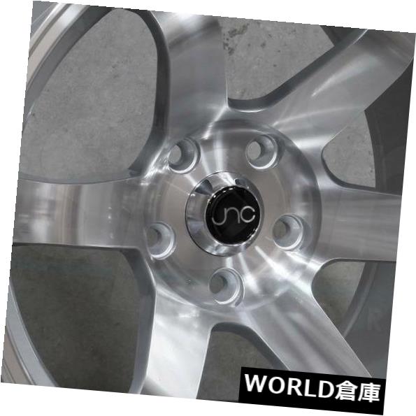 海外輸入ホイール 17x8.25 / 17x9.2 5 JNC 014 JNC014 5x112 32/32シルバーマシンフェイスホイールRiセット(4) 17x8.25/17x9.25 JNC 014 JNC014 5x112 32/32 Silver Machine Face Wheel Ri set(4) 【並行輸入品】