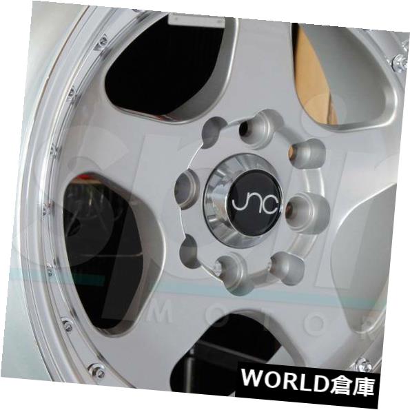 海外輸入ホイール 17x8 / 17x9 JNC 010 JNC010 5x112 30/25シルバーマシンリップホイールリムセット(4) 17x8/17x9 JNC 010 JNC010 5x112 30/25 Silver Machine Lip Wheel Rims set(4) 【並行輸入品】|カスタムパーツ WORLD倉庫