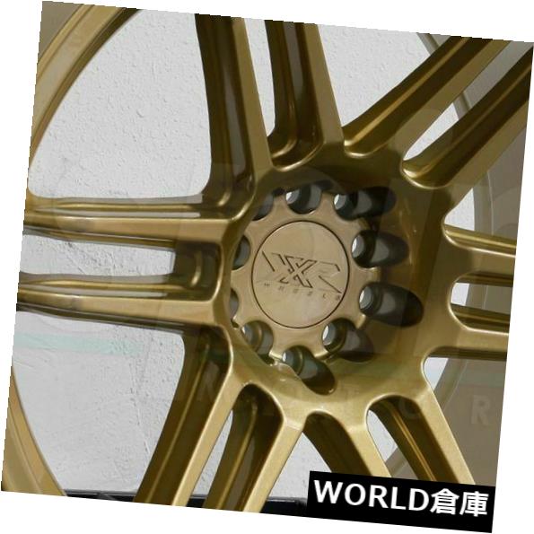 海外輸入ホイール 18x8.75 / 18x9.7 5 XXR 558 5x100 / 5x114.3 19/19ゴールドホイールリムセット(4) 18x8.75/18x9.75 XXR 558 5x100/5x114.3 19/19 Gold Wheels Rims Set(4) 【並行輸入品】|カスタムパーツ WORLD倉庫