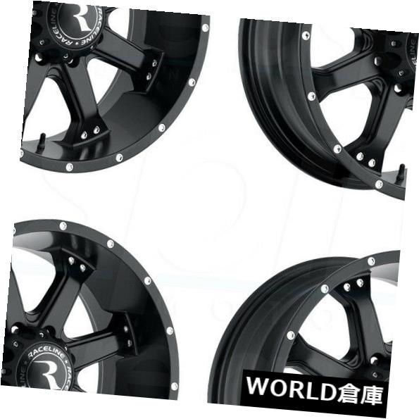 海外輸入ホイール 17x9 Raceline 991B Assault 6x5.5 / 6x139.7 25ブラックホイールリムセット（4） 17x9 Raceline 991B Assault 6x5.5/6x139.7 25 Black Wheels Rims Set(4) 【並行輸入品】