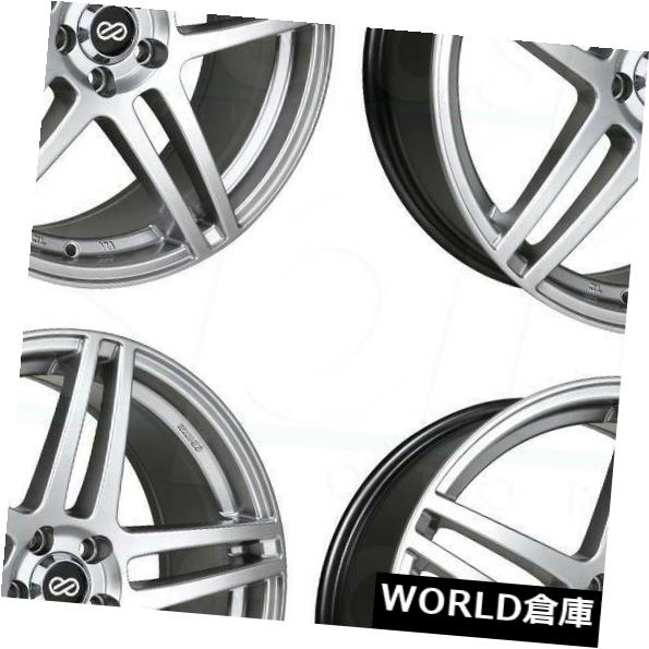 海外輸入ホイール 17x7.5 Enkei RSF5 5x114.3 40ハイパーシルバーホイールリムセット（4） 17x7.5 Enkei RSF5 5x114.3 40 Hyper Silver Wheels Rims Set(4) 【並行輸入品】 202,565円