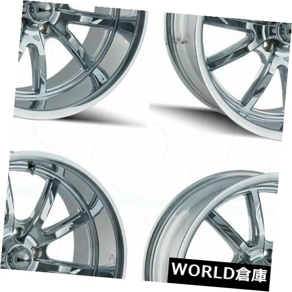 海外輸入ホイール 15x7 Ridler 650 5x114.3 0クロームホイールリムセット(4) 15x7 Ridler 650 5x114.3 0 Chrome Wheels Rims Set(4) 【並行輸入品】|カスタムパーツ WORLD倉庫