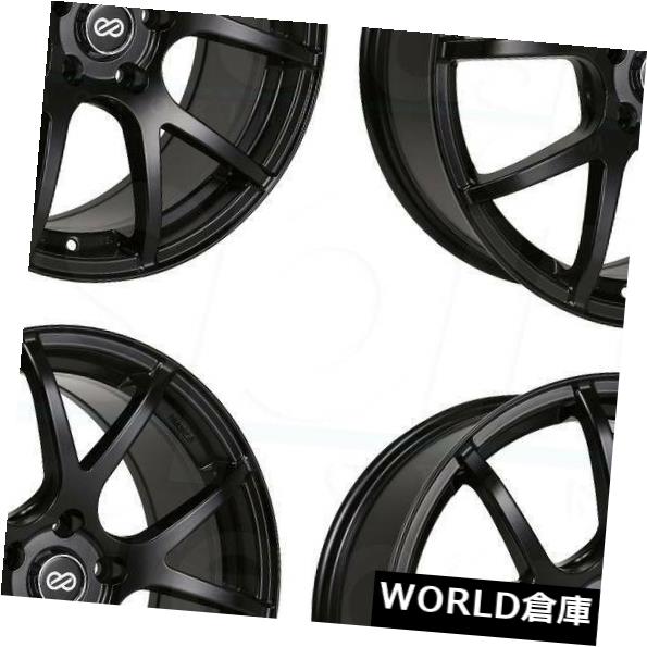 海外輸入ホイール 17x7.5 Enkei M52 5x114.3 50ブラックペイントホイールリムセット(4) 17x7.5 Enkei M52 5x114.3 50 Black Paint Wheels Rims Set(4) 【並行輸入品】|カスタムパーツ WORLD倉庫